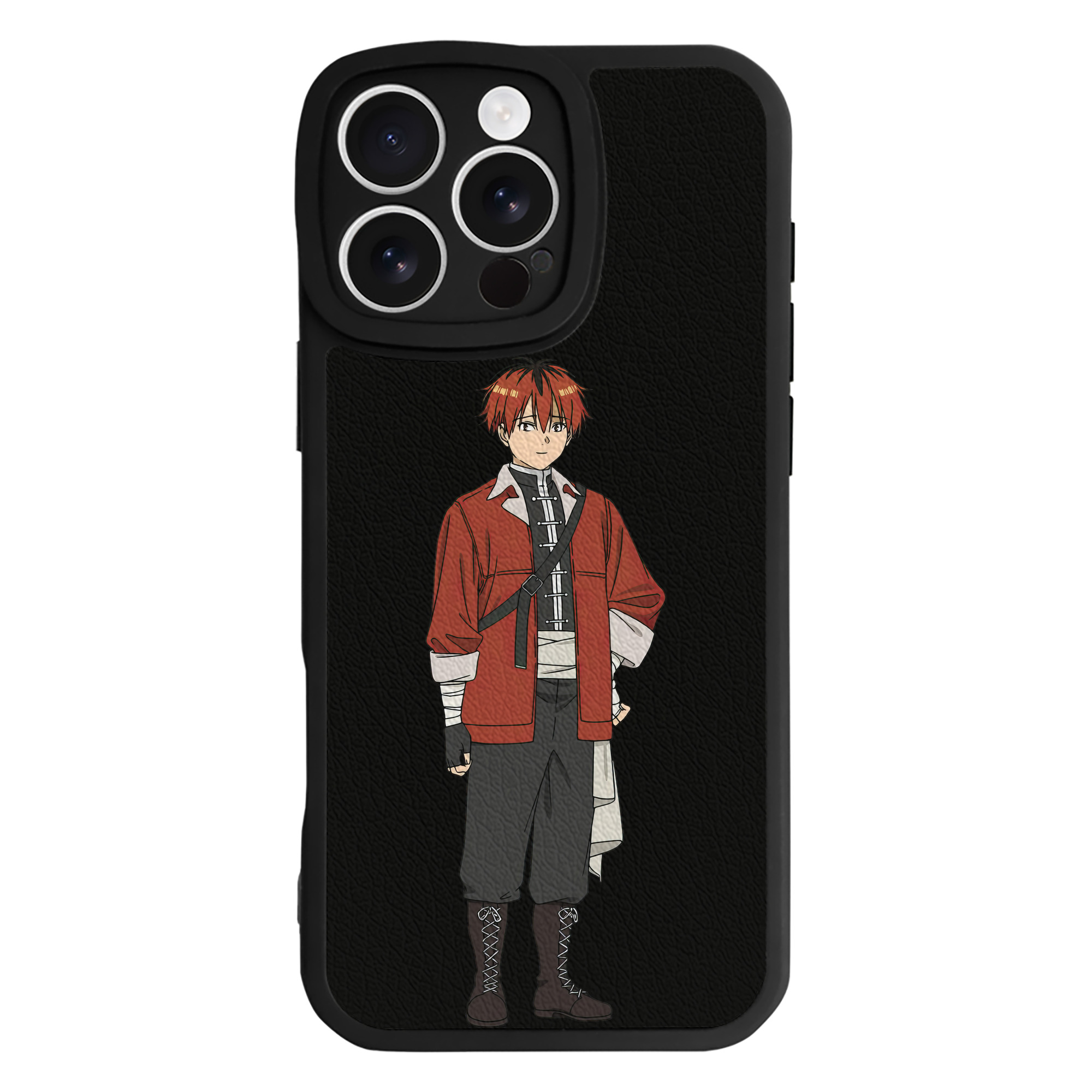 （画像用） 葬送のフリーレン Frieren 【iPhone 16シリーズ対応】シリコンスマホケース（レザー調） 材質：シリコン